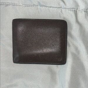 Tom Ford T-Line Grained Leather Bifold Wallet - Chocolate